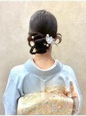 ヘアセット/夏のヘアアレンジ/カチモリ/アレンジ/結婚式