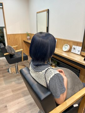 ココネ(cocone) 髪質改善メテオカラー×ブルーブラック