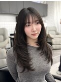 韓国ヘア/韓国スタイル/縮毛矯正/髪質改善/レイヤーカット