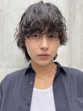 スミス 秋葉原(Smith) MEN’S HAIRブルーブラックシャドウパーマ