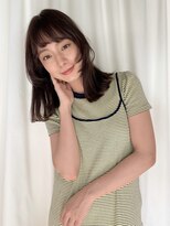 ディアローグ 自由が丘Luz店 顔まわりレイヤー/チョコレートブラウン