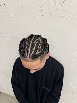 ヘアサロン エフ 渋谷(F) デザインコーンロウ