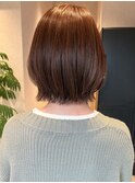 【mimura】レイヤーボブ　切りっぱなしボブ　外はねボブ　草加