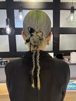 ザザ シンジュク(ZA/ZA shinjuku)&nbsp;新宿駅/新宿三丁目/お呼ばれヘア/ポニーテールアレンジ
