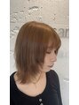 アルバサンス(albasanz) オシャレウルフレイヤーに1ブリーチベージュカラー☆