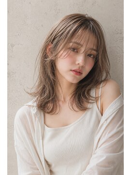 i.【髪質改善/ブリーチ/ハイライト/デザイン/ダブルカラー】【7/1NEWOPEN（予定）】 毛先の動きが可愛いくびれスタイル
