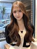【新規人気No，1!】カット＋透明感カラー＋髪質改善トリートメント￥12900