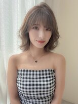 ロビー(LOBBY) 『LOBBY三浦』 大人くびれレイヤーボブ×ミルクティーベージュ