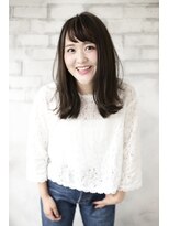 プーラヴィーダ(Pura Vida)&nbsp;【PuraVida】ダークグレー×外ハネミディ