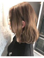 【遠藤　駿】ブリーチ無しでも透明感あふれるヌーディーカラー☆