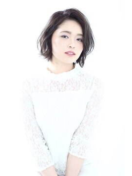 フィールエー 南吉成店(feel.a) グレージュ×外ハネボブ