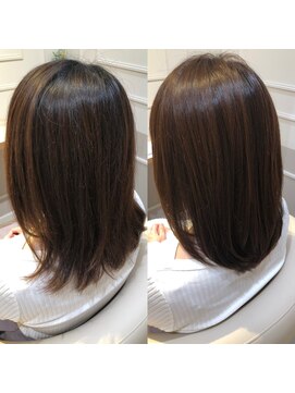 アンド ラ ブランシュ(&.La Blanche) 大宮髪質改善＊大宮ヘッドスパ/ボリュームダウン/モカブラウン