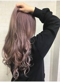 【hair lounge viviana】ピンクベージュピンクラベンダー