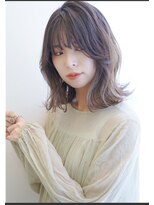 シェノン 西梅田(CHAINON)&nbsp;前髪/グレーベージュ/ブラウン/アッシュカラー/オリーブ/ロブ