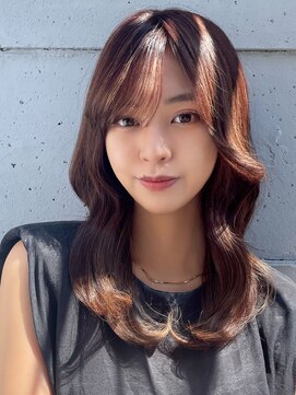 アローラ 三軒茶屋(Allora) 大人可愛い☆抜け感ハイライトロング