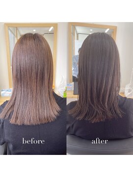 リアン 四条大宮店(Lien) 『髪質改善』カラーエステ（白髪染め、グレイカラー対応）