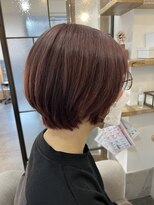 シア 新小岩店(SHEER)&nbsp;丸みショート/ピンクベージュカラー