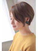 美サイドシルエットショートボブ