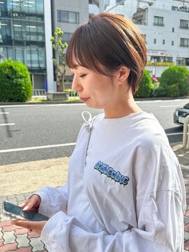 テン(tenn) 丸みマッシュショート◎