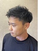 程よい束間!アップバングツーブロック