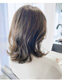 くびれ外ハネミディアム【たまプラーザ髪質改善サロン】