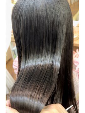 ヘアカフェ コトノハ(hair cafe Kotonoha) 【コトノハ】艶感ストレート　酸性縮毛矯正長崎髪質改善うるツヤ