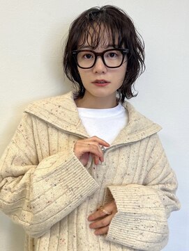 メルト 西梅田店(melt) #前髪パーマ#ナチュラルウルフ