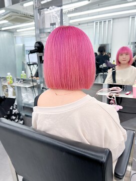 キバ(kva) ▽□□▽ミニボブ　ピンク
