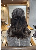 星華,夏,ヘアセット,ウェットヘアc29