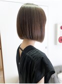 ナチュラル艶ボブ/ミニボブ/ベージュ/タッセルボブ/イメチェン