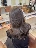 ネオリーブアイム 横浜西口店(Neolive aim)&nbsp;ブリーチなしカラーオリーブグレージュレイヤー横浜【成田】