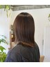 【白髪ぼかしカラー】カット＋明るい白髪染カラー(天文館/鹿児島)