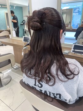 アッシュ 下北沢店(Ash) ハーフアップカチモリアレンジ