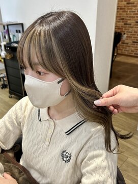 シエン ホワイト(CIEN white) 【#インナーカラー】#浜松駅#髪質改善#カラー#トリートメント