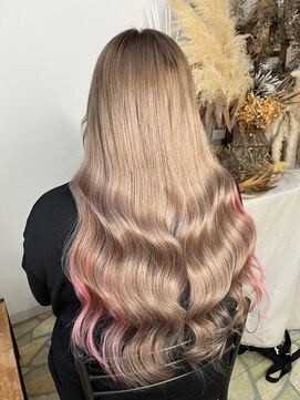 ヘアーデザインルアナ(Hair design Luana.) エクステ、ミルクティーロング