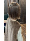 切りっぱなしボブ
