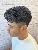 ヘアサロン 銀座マツナガ新宿店(hair salon)&nbsp;ショートナチュラルハードパーマ【新宿/理容室/バーバー】