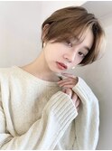 丸みが可愛いおしゃれハンサムショート