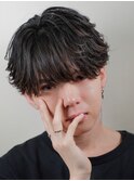 韓国アイドル風 シースルーフェザー