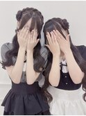 双子で可愛いあみかちゅ片耳ひつじ*まゆ