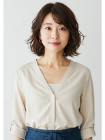 ライフイズ プレジャー 磐田中泉店(Life is… PLEASURE) #磐田 大人ショートパーマ