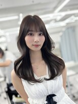 アマトウキョウスマートサロン(AMA TOKYO×Smart Salon)&nbsp;韓国ヘア　2wayバング  レイヤーカット くびれヘア  顔周り