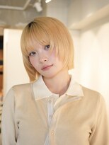 ラヴィズム 長岡店(LUVISM)&nbsp;韓国/顔周りレイヤー/ダブルカラー/ベージュ/前髪新潟長岡宮関