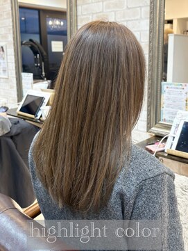 ヴィアスヘアー(vias hair) 【ハイライト】自然な立体感をプラス♪ベージュ系ハイライト