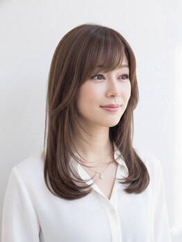 サイズ バイ グリットアヴェダ ららぽーと海老名店(XXXY'S by grit AVEDA)の写真/【AVEDAコンセプトサロン】大人女性のためのグレイカラー。艶感・透明感のある仕上がりへ。