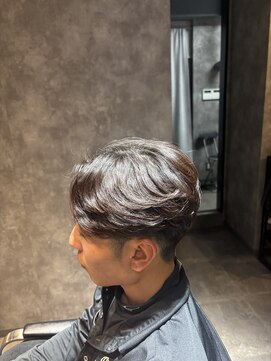 ハイプ 木更津(HYPE) 【ニュアンスパーマ】MEN’S/リバースセンターパート/木更津