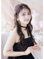 ヘアセットサロンシャルメ 梅田店(Hair Make Salon CHARMER)&nbsp;ハーフアップ