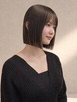 ロマリア ヒルズ 表参道 原宿(Lomalia HILLS)&nbsp;イメチェン/艶カラーグレージュボブ/前髪/[表参道/原宿]
