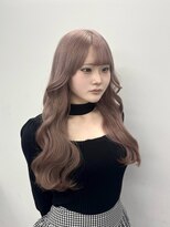 Nuuk 立川 ケアブリーチ/ハイトーン/ブリーチ【ヌーク】&nbsp;ミルクティーブロンド/ケアブリーチ/レイヤーカット/立川/立川駅