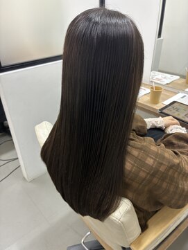ヘアーアートシフォン 池袋西口店(Hair art chiffon) ミルクブラウン/ダークパープル/髪質改善/白髪染め/縮毛矯正池袋